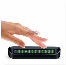 Load image into Gallery viewer, Universal Drawer Style Car Parts Parking Card Accessories Vehicle Car Temporary Parking Card Phone Number Plate Hidden