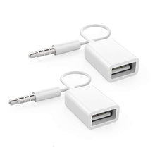 Load image into Gallery viewer, Car Accessories MP3 3.5mm Male AUX Audio Plug Jack To USB 2.0 Female Converter Cable Cord Car Styling Auto Gadgets