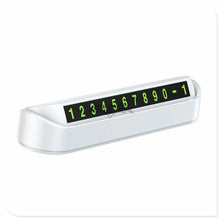 Load image into Gallery viewer, Universal Drawer Style Car Parts Parking Card Accessories Vehicle Car Temporary Parking Card Phone Number Plate Hidden