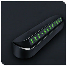 Load image into Gallery viewer, Universal Drawer Style Car Parts Parking Card Accessories Vehicle Car Temporary Parking Card Phone Number Plate Hidden