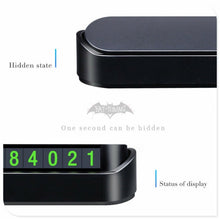 Load image into Gallery viewer, Universal Drawer Style Car Parts Parking Card Accessories Vehicle Car Temporary Parking Card Phone Number Plate Hidden