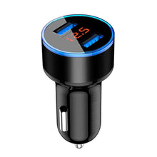 Load image into Gallery viewer, New Car Accessories 3.1A Dual USB professional Car Charger 2 Port LCD Display 12-24V Cigarette Socket Lighter For Smart Phone #