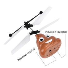 Load image into Gallery viewer, Hand Flying Poop Ball Mini Induction Suspension RC Aircraft Flying Remote Control Toys Drone helicoptero de controle remoto