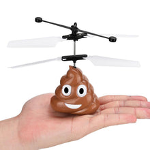 Load image into Gallery viewer, Hand Flying Poop Ball Mini Induction Suspension RC Aircraft Flying Remote Control Toys Drone helicoptero de controle remoto