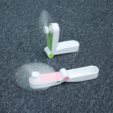 Load image into Gallery viewer, Portable Mini Fan Pocket Foldable Adjustable Wind Speed Handheld Personal USB Rechargeable Fans Home Office Travel Outdoor