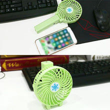 Load image into Gallery viewer, Summer Cooler USB Charging Portable Fan Mini Handheld Desk Fans Rechargeable ABS Portable Office Outdoor Household Travel