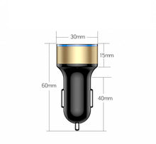 Load image into Gallery viewer, New Car Accessories 3.1A Dual USB professional Car Charger 2 Port LCD Display 12-24V Cigarette Socket Lighter For Smart Phone #