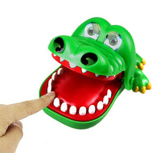 Load image into Gallery viewer, Mouth Dentist Bite Finger Toy Large Crocodile Pulling Teeth Bar Games Toys Kids Funny Toy For Children Gift